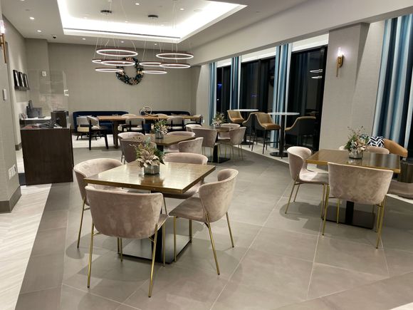 Nice regency club space.  