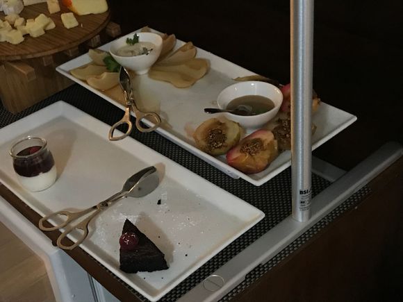 The desserts on the F menu were from the GC buffet
