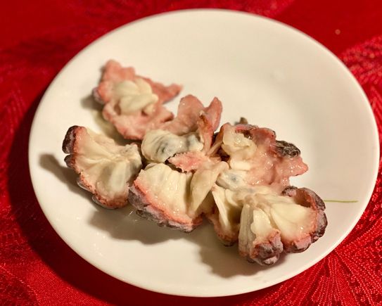 Creamy custard apple from the garden 