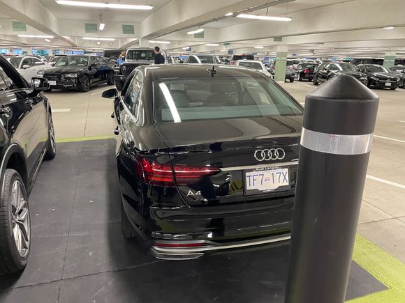 A4 on PS with dealer plates. I previously rented an A3 with the same Audi dealer. 