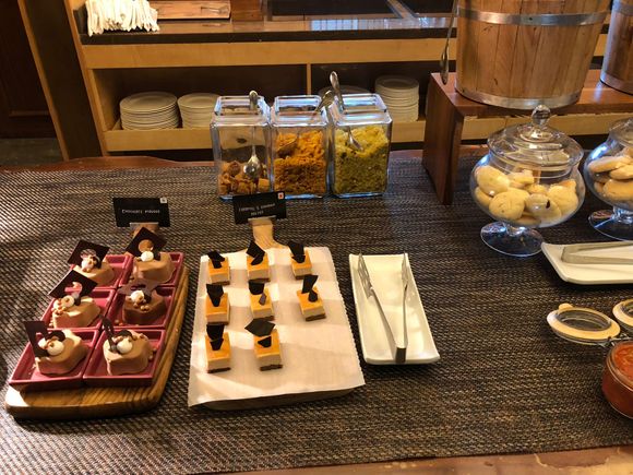 Lounge spread (afternoon tea