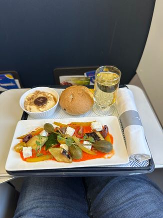 Not my favourite recent short haul salad 