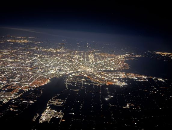 Detroit from 37000 ft