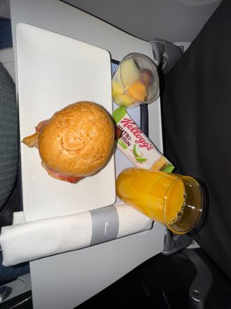 Decent bacon sarnie to start the trip off