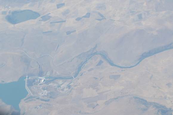 A dam ... looks lovely from the air