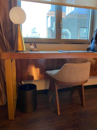 Desk in the bedroom