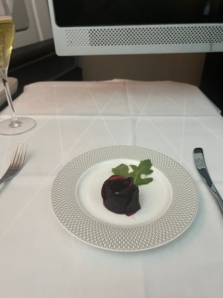 This was beetroot and cheese