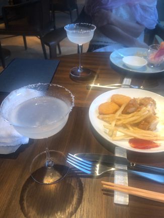 Food with Margaritas