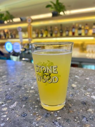 They did have some beers on tap, to their credit!
