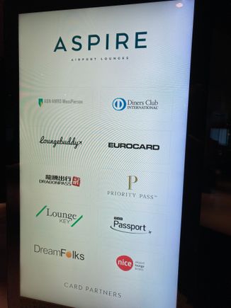 Aspire loumge access
