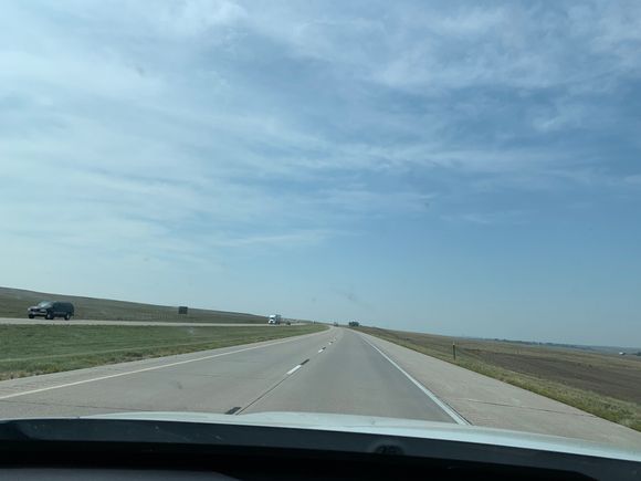 Flat and treeless on the Great Plains 