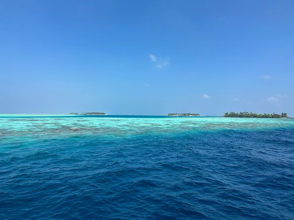 Closing up on the channel from the dive boat
