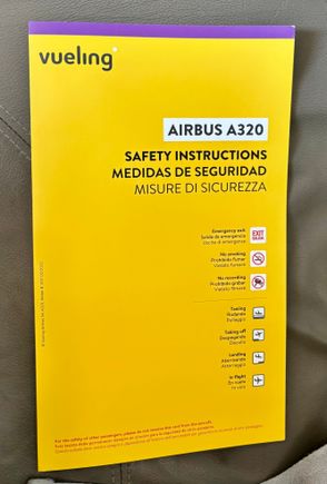 A look at the safety card