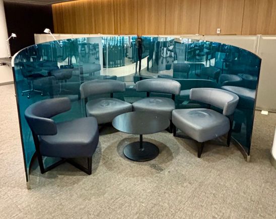 Some booth type seating in the main area 