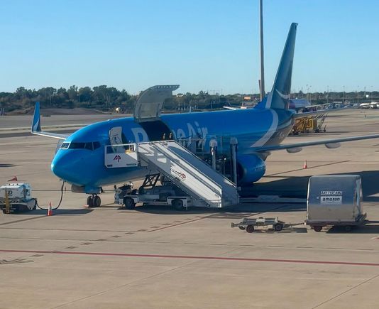 An ASL cargo Boeing 737 operating for Amazon Prime 