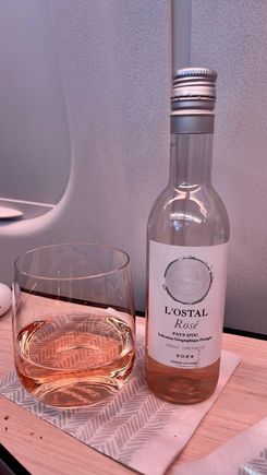 L'Ostal Rose wine.