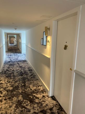 Corridor leading to room #606