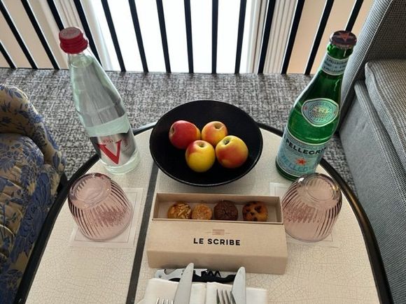 Sofitel Le Scribe Paris Opéra, Prestige duplex suite (paid, not upgraded).