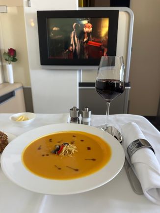 2nd meal - pumpkin soup 