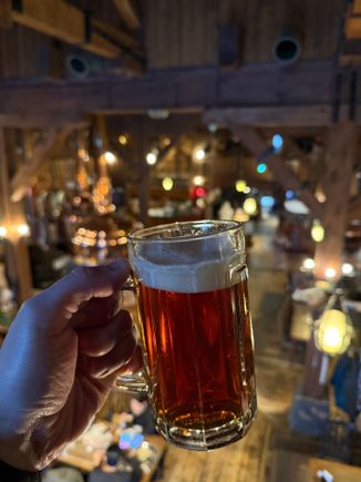 Otaru beer garden. German style beer hall selling the local product.