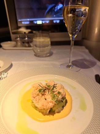 Crab starter - the highlight 