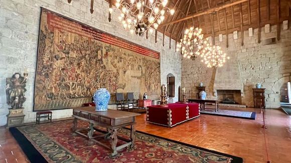 One of the rooms of the palace