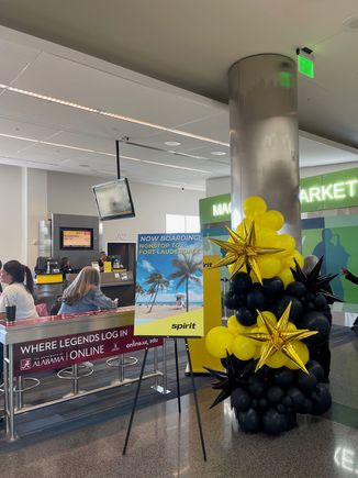 Spirit Airlines first flight to BHM
