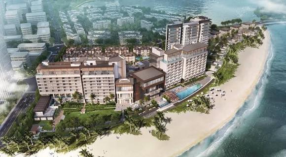 Aerial perspective of InterContinental Halong Bay Resort & Residences 