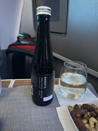 Sake! Decent….not too ricy nor too sweet.
Decent balance for all tastes.