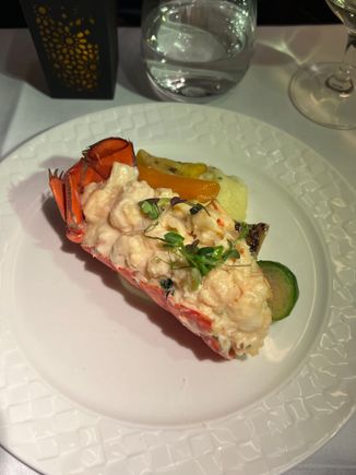 Lobster Thermidor was not on the menu, but available in pre-select dining 