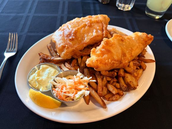 Yes, yet more fish and chips!