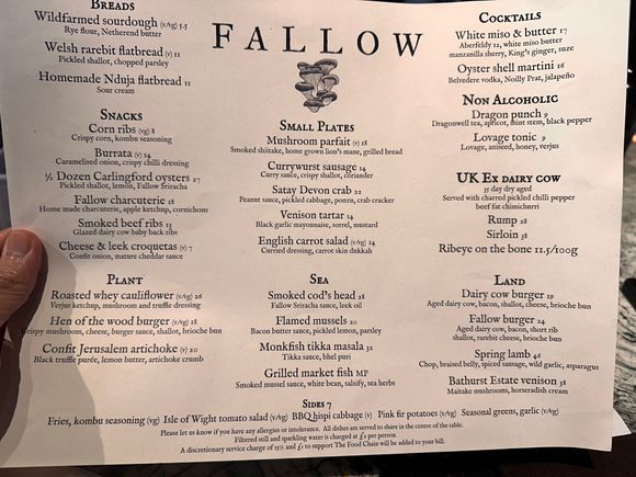 Came here for the mushroom parfait.