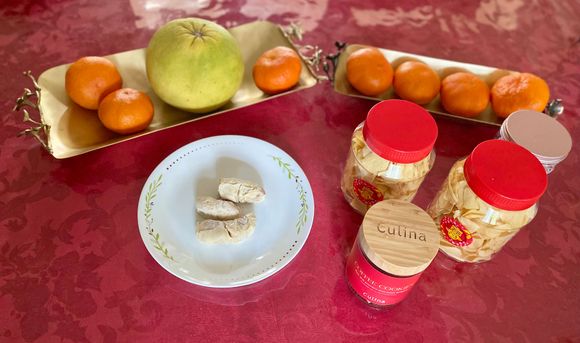 Durian ( with pomelo from Ipoh and Korean oranges 