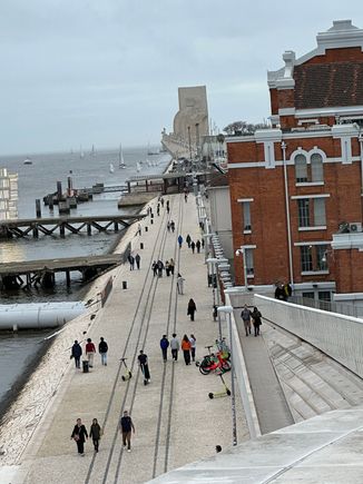 Promenade leading to Tower of Belem