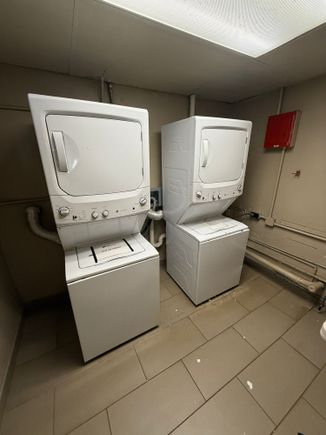 The entire laundry room. One washer out of order.