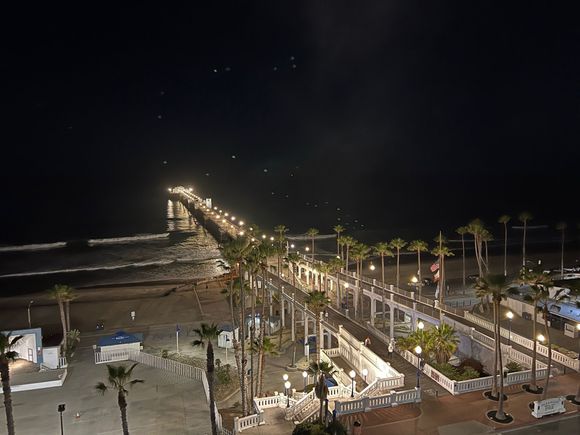View of the Pier at night