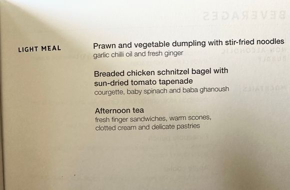 Menu2 - didn’t try any of these. 