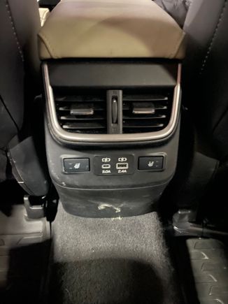 Heated rear seats 