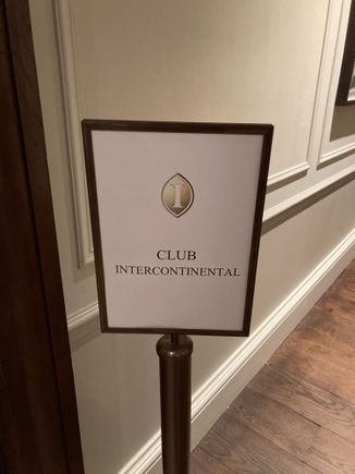 Yes ladies & gents :Club Intercontinental Lounge at Intercontinental Edinburgh the George is open