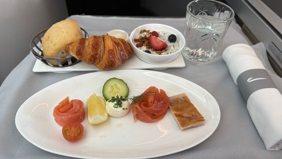 The trio of smoked fish.