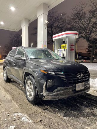 Fuelling up right before returning it to YYZ 