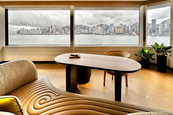 Seaview (Causeway Bay/Wan Chai) from the sofa set