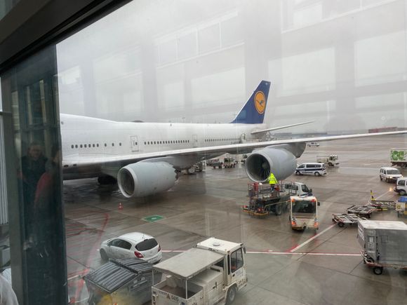 Our plane which brought us to Germany so dutifully!