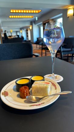 Afternoon tea offering and mocktail 