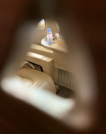 The view through the service hatch... so behave yourselves!
