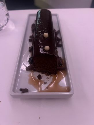 Nothing special about the cake, but tasty and served at the right temperature