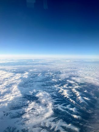 BET-ANC evening flight in Mid-April 2026