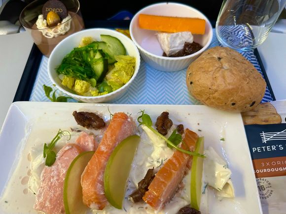 Chose the salmon 