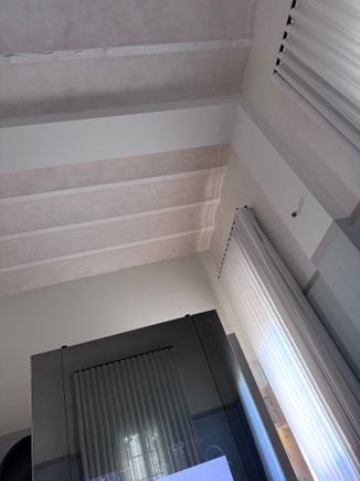 An attempt to show the 5.75 meter ceilings