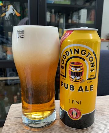 Boddingtons ale for lunch